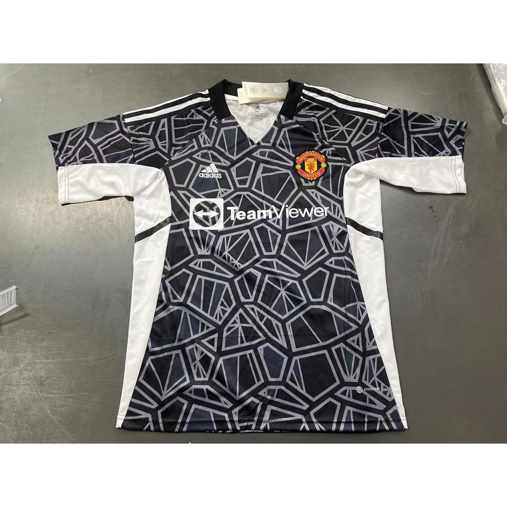 Jual Jersey Manchester United Goal Keeper hitam 2022 2023 Baju Bola MU