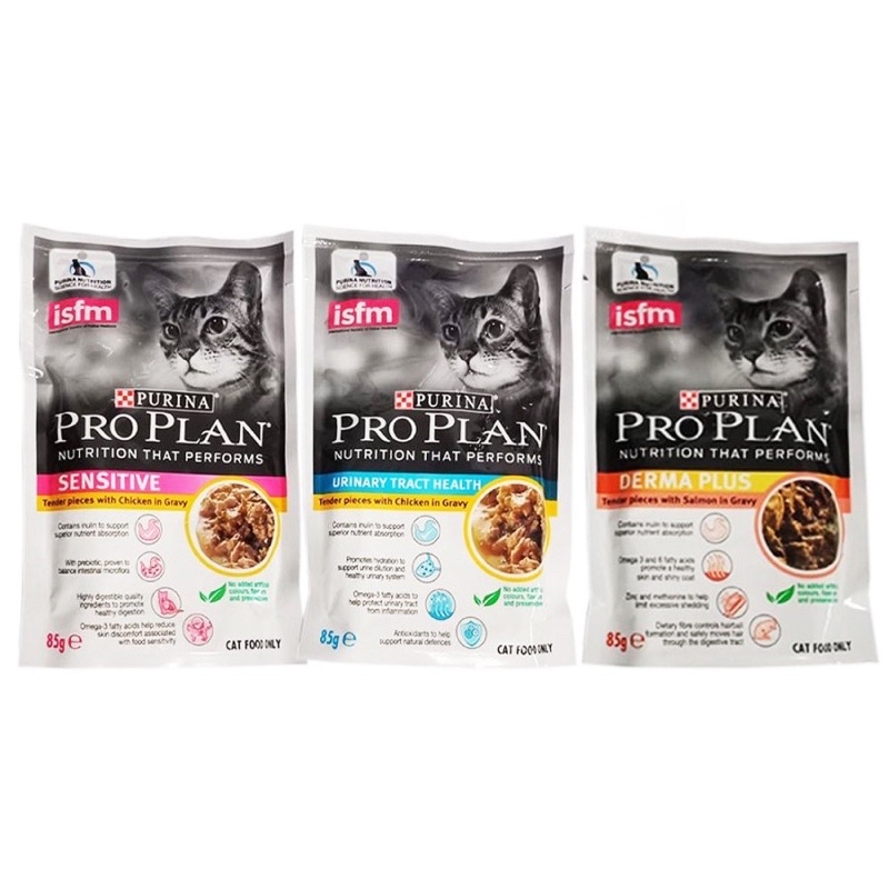 Makanan Kucing Basah Pro Plan Wet Food Cat Food ProPlan Pouch Sachet 85 Gram