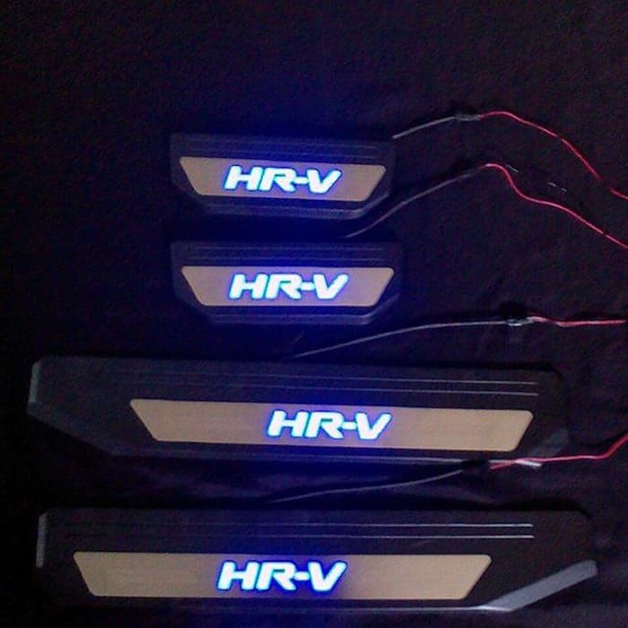 Sillplate Samping HRV LED / pelindung injakan kaki pintu mobil honda hrv