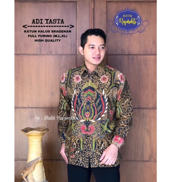 Batik Pria ADIYASTA FULL Furing Katun Halus Ori Solo