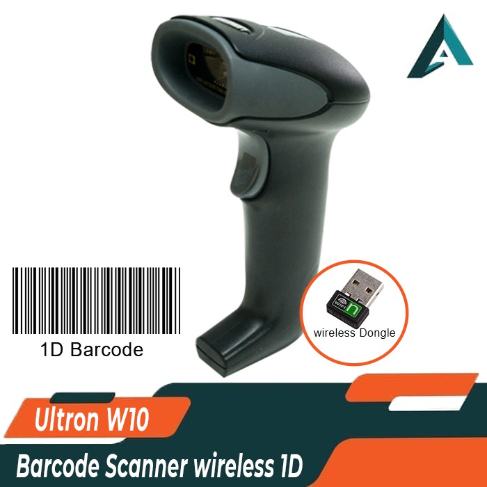 BARCODE SCANNER 1D WIRELESS ULTRON W10