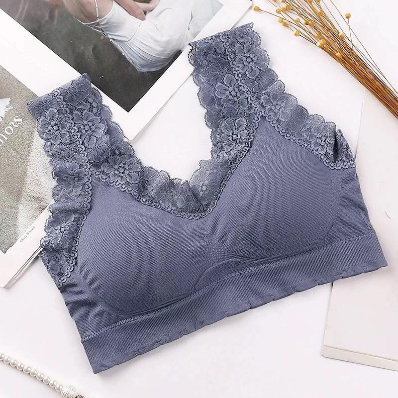 INDOMINI B052 BRA BH WANITA TANPA KAWAT Bahan Halus Pakaian Dalam bralette Elastis Sexy dBusa IMPORT