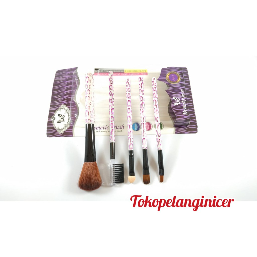 Kuas Make Up Murah Isi 5  Pcs Tokopelanginicer