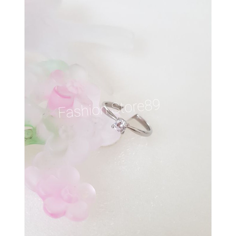 ready import Cincin bestseller titanium silver ring kecil simple emas nikah tunangan halal antikarat