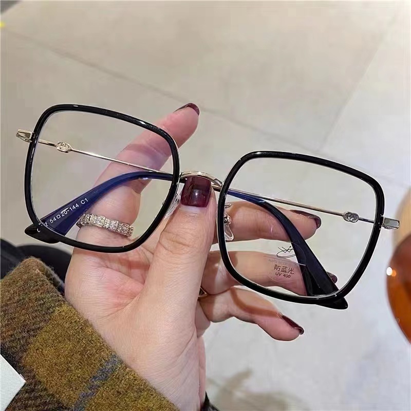 Rowling(ka-163) Frame Kacamata Retro Terbaru kotak Wanita Pria Import anti Radiasi Blue Light Kacamata Fashion