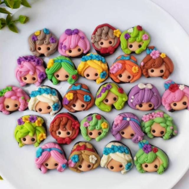 

Coklat karakter head princess