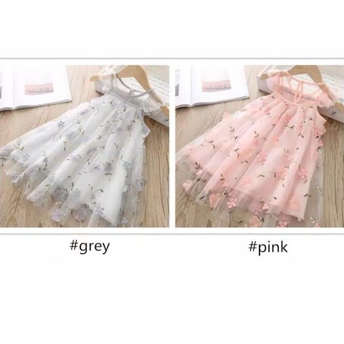 Dress Tile Pesta Anak/Dress Brokat Anak/Dress Brokat Import Anak Termurah