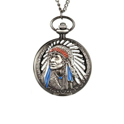 liontin indian, pocket watch indian unisex