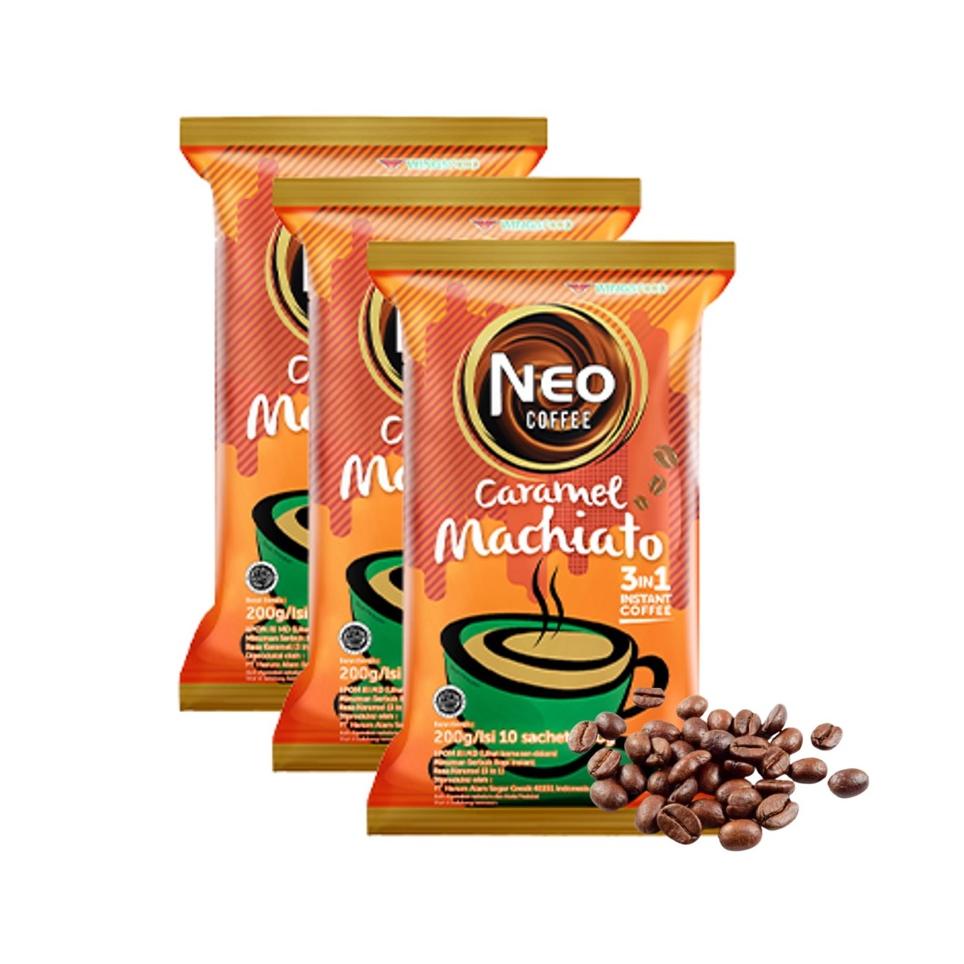 

❖TERLARIS❖ Neo Coffee Caramel Machiato 200 gr x 3 pcs