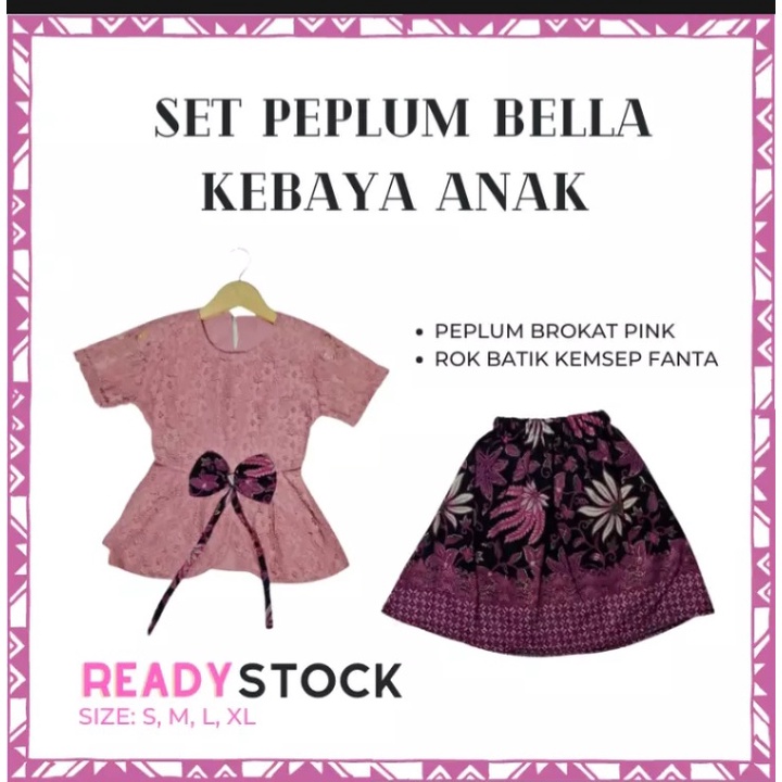 BELLA SETELAN KEBAYA BRUKAT ANAK ANAK