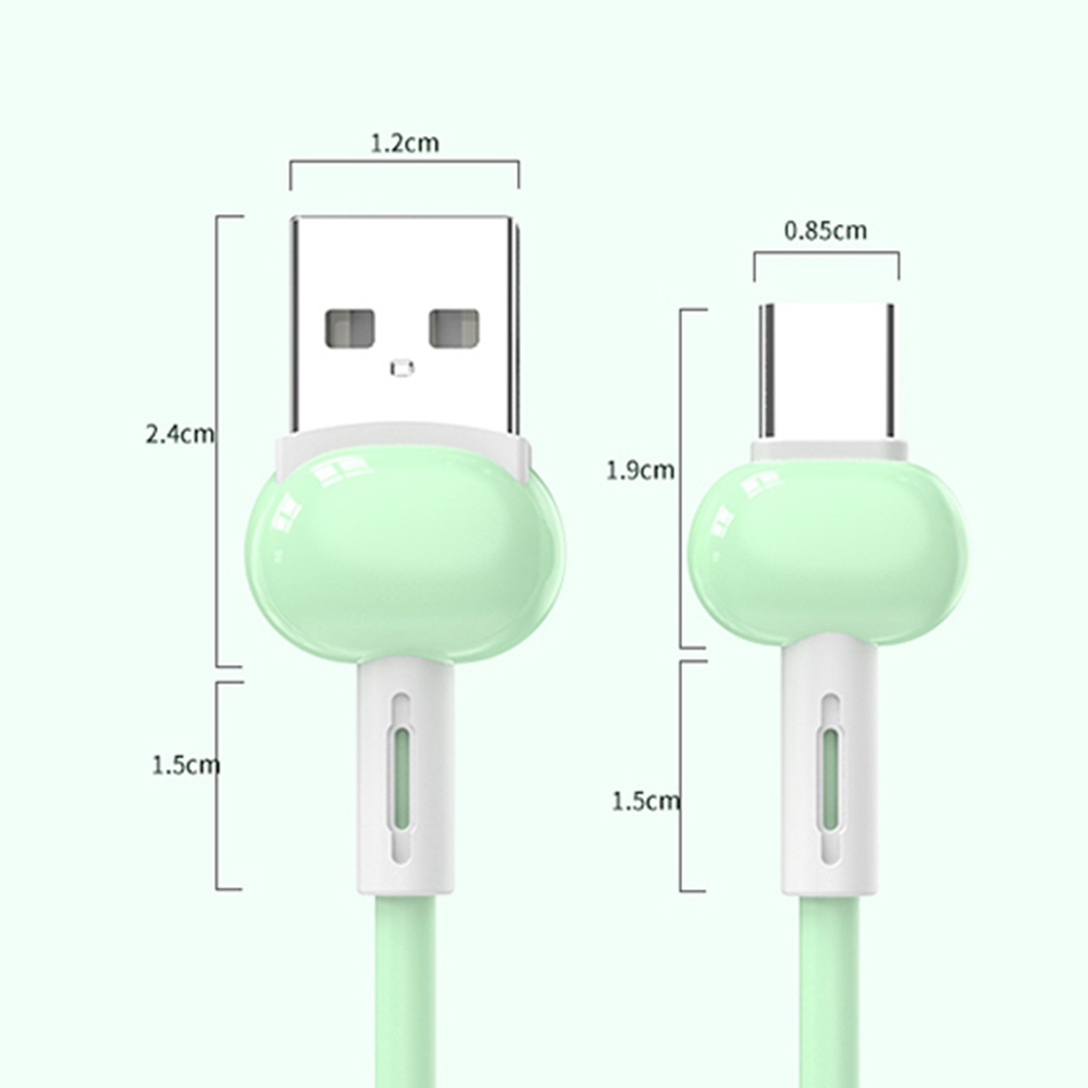 Kabel Data / Charger Usb Tipe C 3A Panjang 1M Untuk Smartphone Samsung