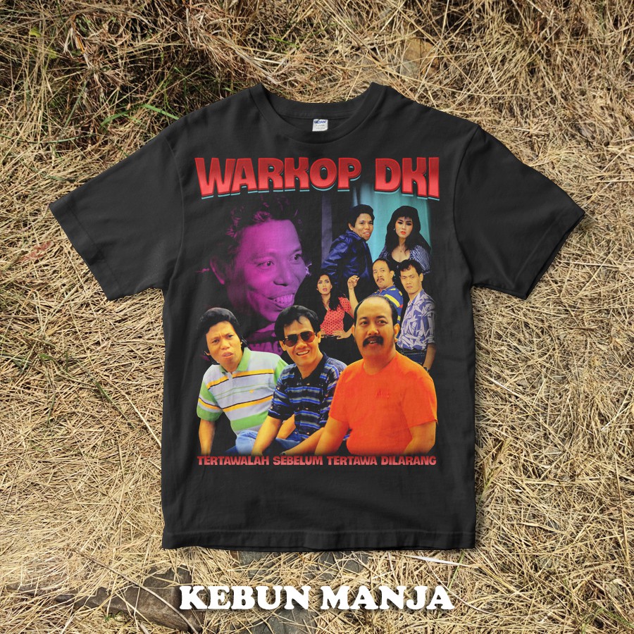 KAOS WARKOP DKI VINTAGE RAPTEE BOOTLEG STYLE