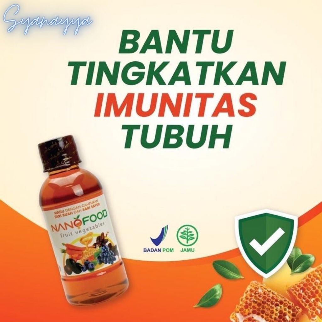 NANO FOOD Multivitamin Buah dan Sayur Untuk Daya Tahan Imunitas Nafsu Makan Anak Dewasa