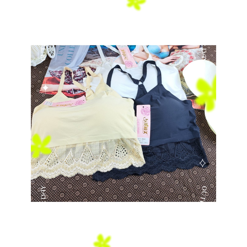 Bra / BH Wanita Import Seri 6622- Busa Sedang, tidak ada  Kawat, Bahan Halus