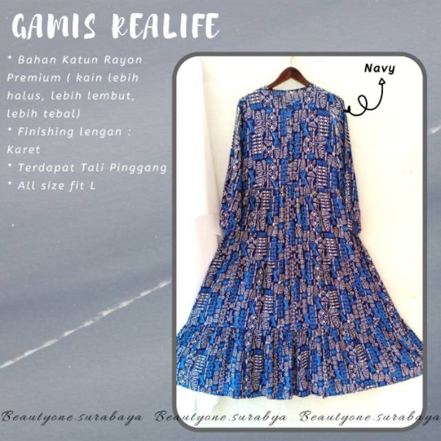 Gamis Dewasa Dress Etnik Homey Dress Murah - Bahan Katun Rayon Premium Nyaman Dipakai | Bisa Cod