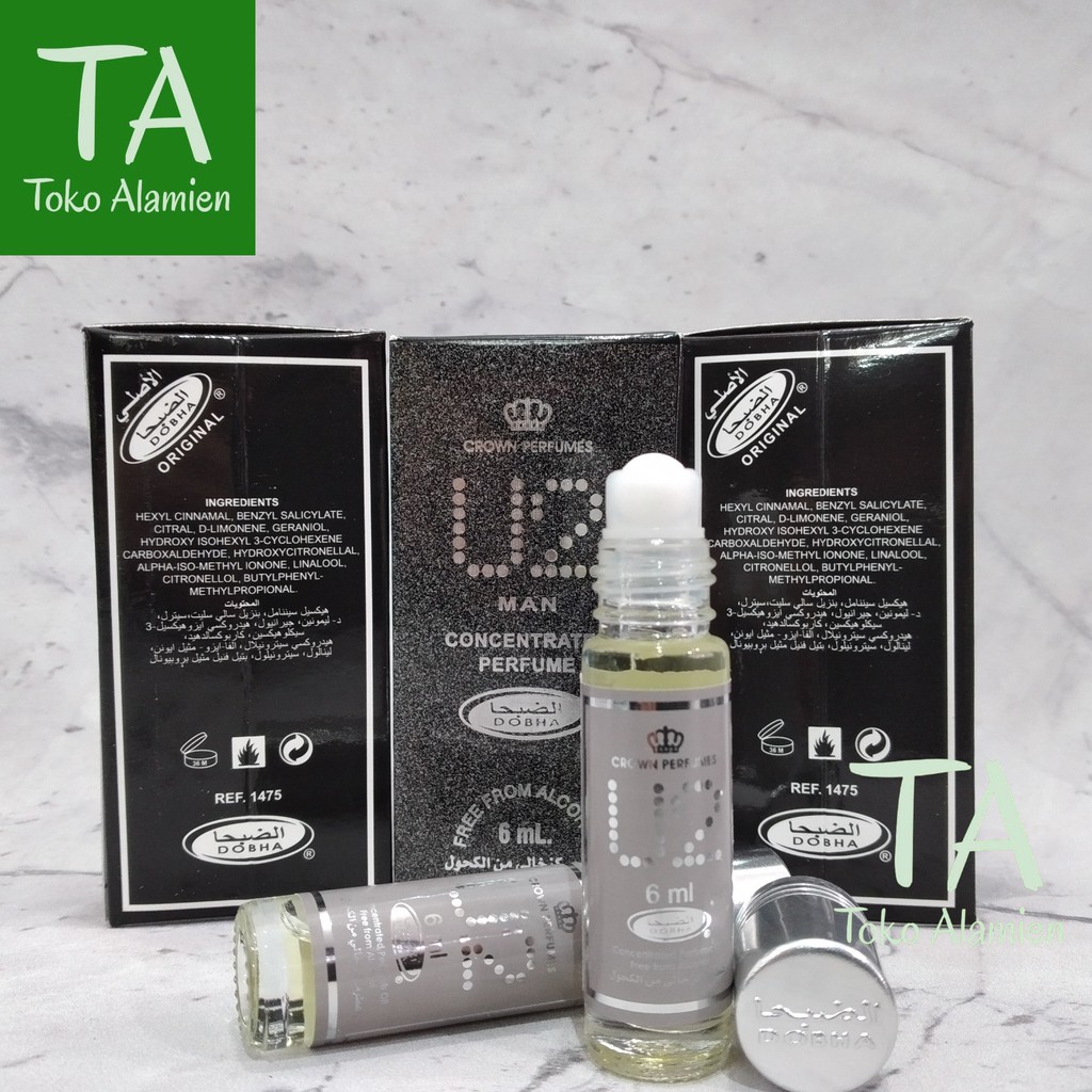 U2 Man Parfum / Minyak Wangi Arab / Parfum Dobha / Minyak Wangi Arab / Parfum Laki-laki /Parfum Pria