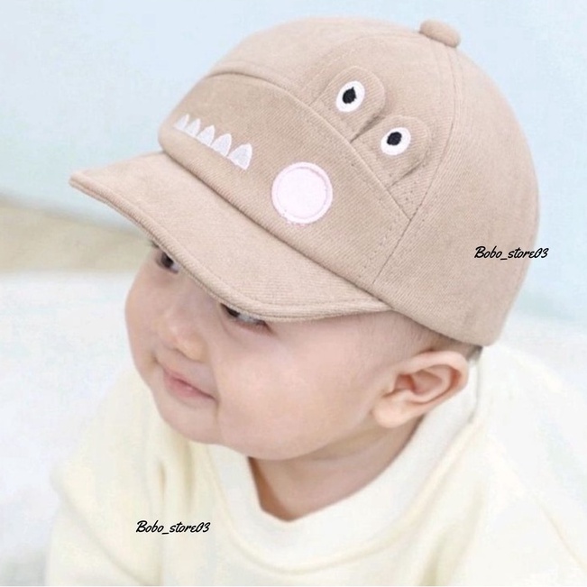 topi anak bayi laki laki perempuan lucu karakter crocodile premium