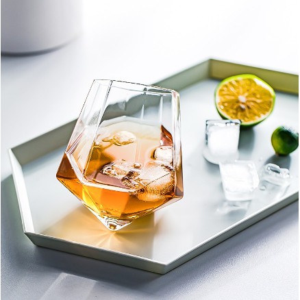 Gelas Kaca Model Diamond 300ml/ Gelas Kaca Nordic