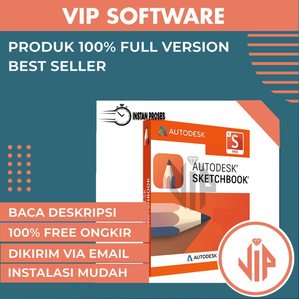 Jual Autodesk Sketchbook Pro 2021 Full Version Lifetime Software