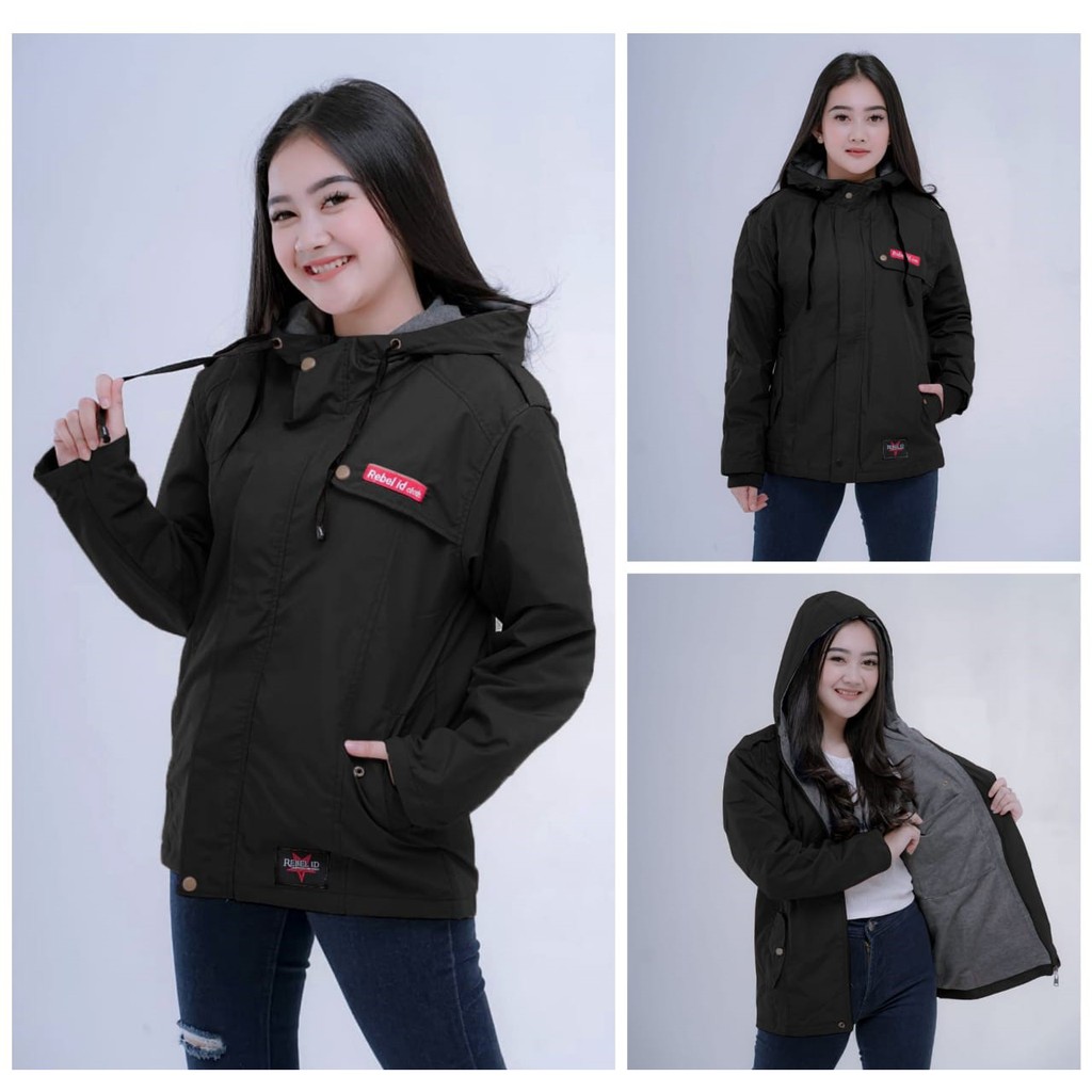 PROMO !! JAKET WANITA TERBARU REBEL ID BLAZER CEWEK PARASIT JN BAHAN LEMBUT HALUS DAN TIDAK PANAS