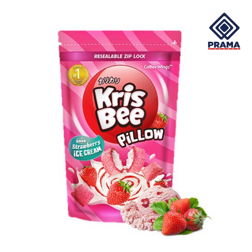 

KRISBEE PILLOW STRAWBERRY ICE CREAM 110G