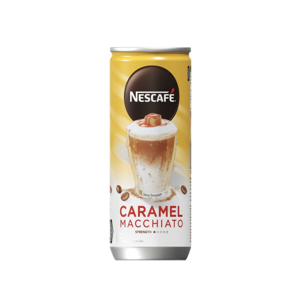 

Nescafe Coffee Drink Caramel Macchiato Latte Capuccino 220 - Kopi Nescafe