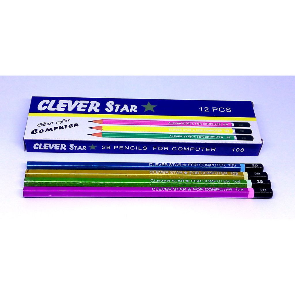

PENSIL Cocok Untuk Anak Sekolah Pensil Clever Star - 2B