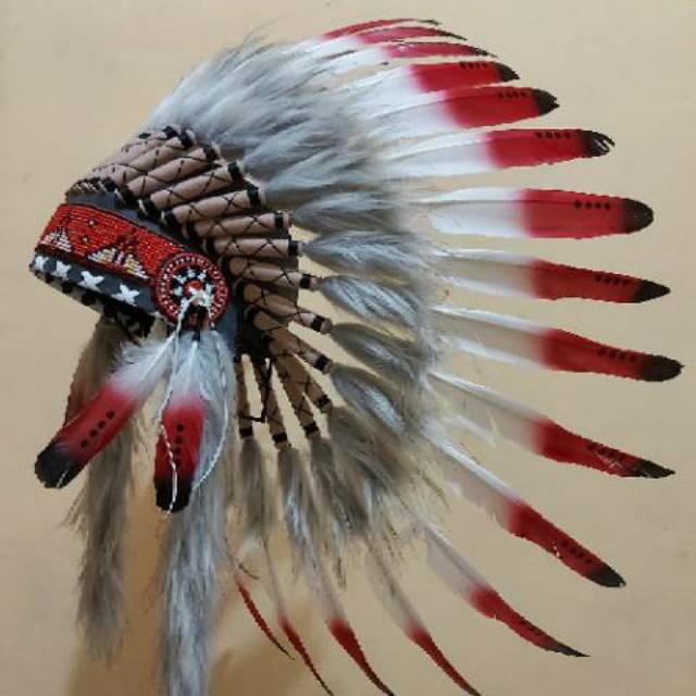 TOPI INDIAN BULU ANGSA