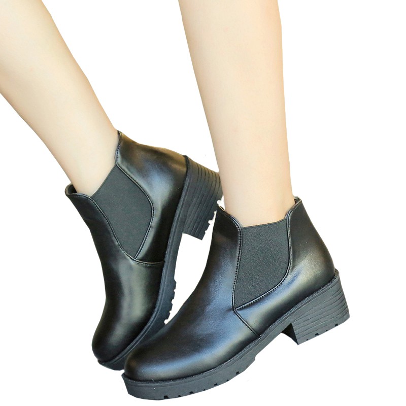 IELGY Winter boots with Martin boots Europe and the United States boots Suarez