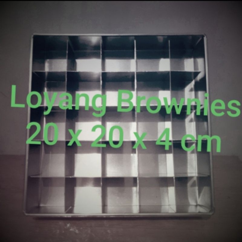 Loyang Brownies / Loyang Sekat kue Brownies