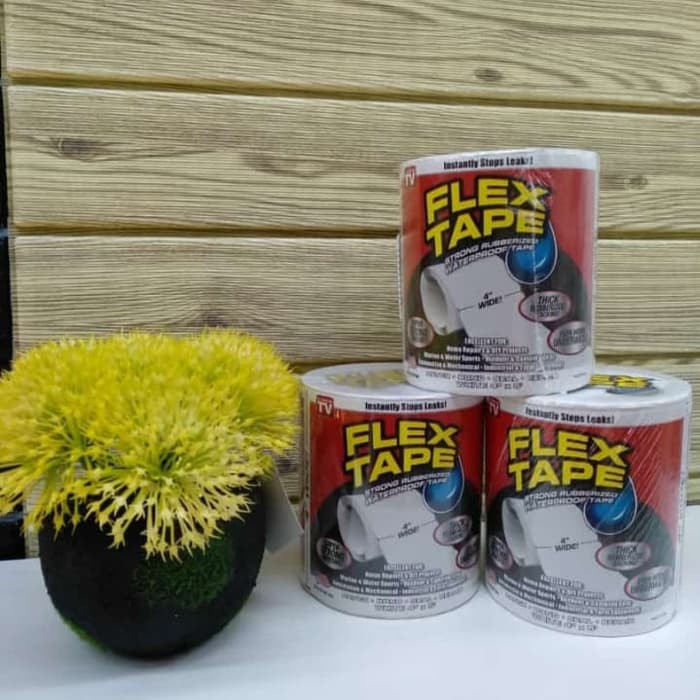 

Flex Tape Isolasi Tahan Air 10x150cm - Hitam dan Putih