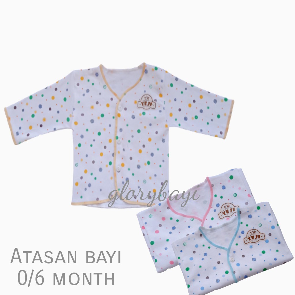 Pakaian Bayi | Baju Bayi Motif Polkadot 3 PCS