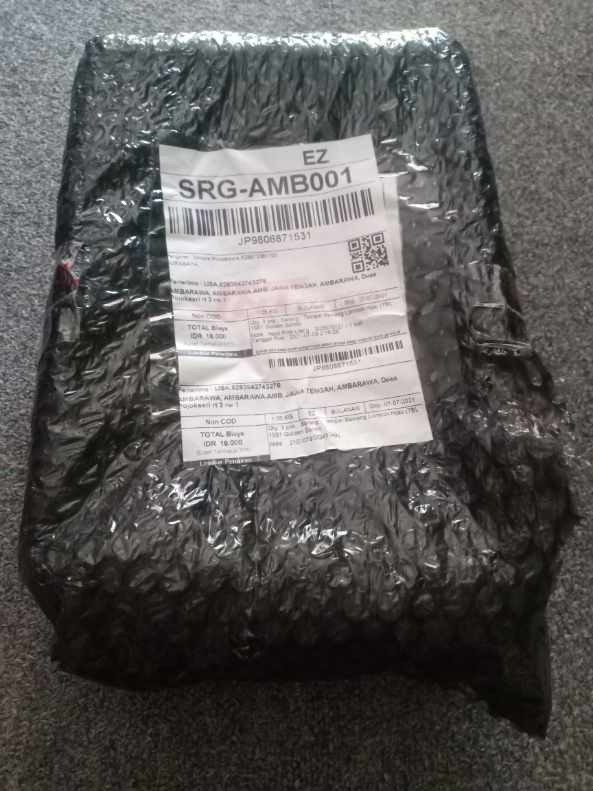 Tempat Bawang Lombok Hijau (tbl 1051 Golden Sunkist)