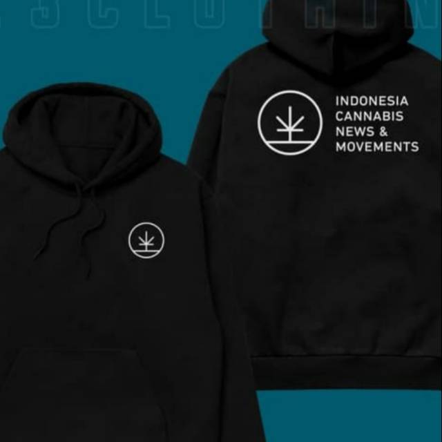 Jaket hoddie sweater LGN INDONESIA CANNABIS NEWS & MOVEMENTS