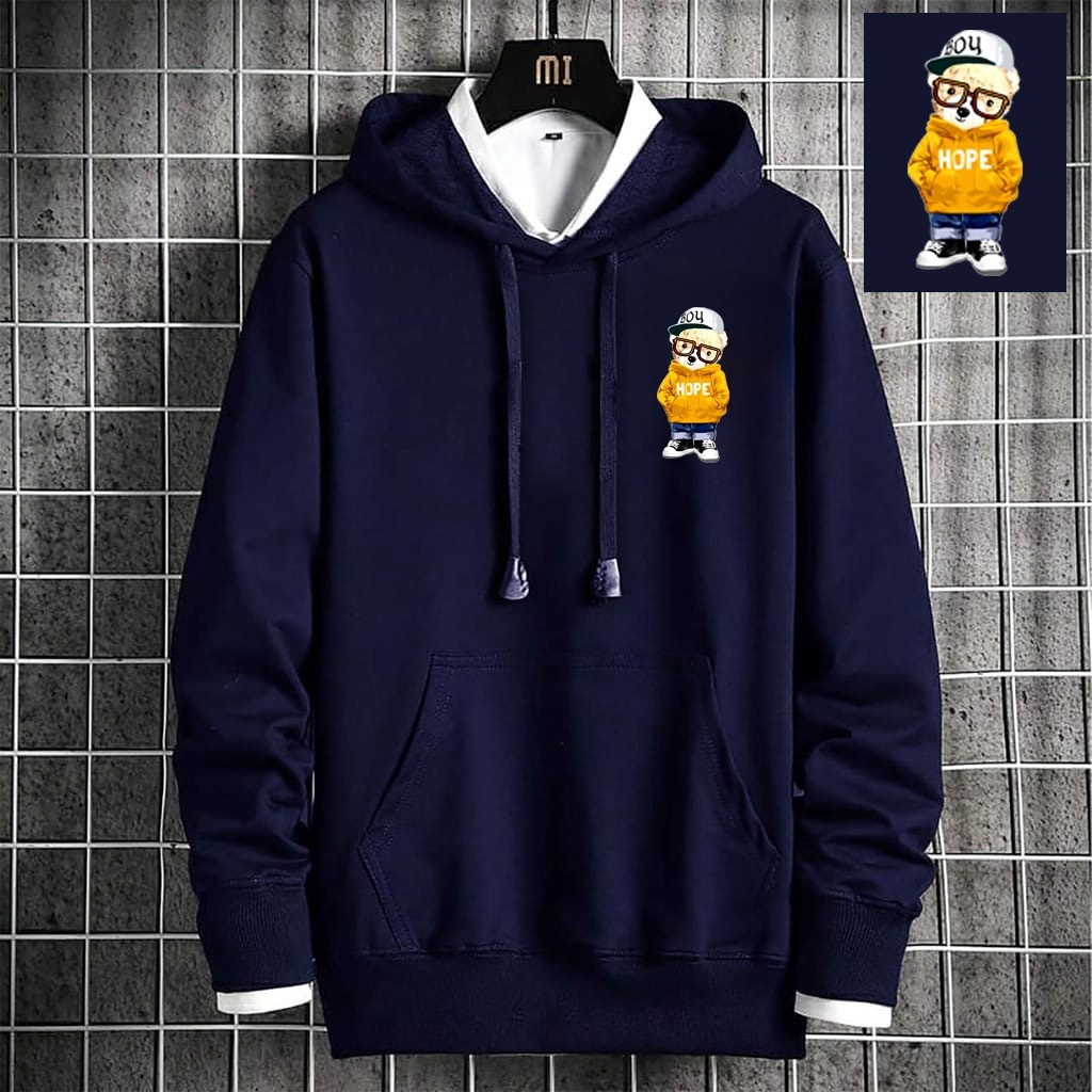 TOTOTAshop.Hoodie dewasa pria motif gambar DTF printing premium,size M-L REAL PICTURE.AH