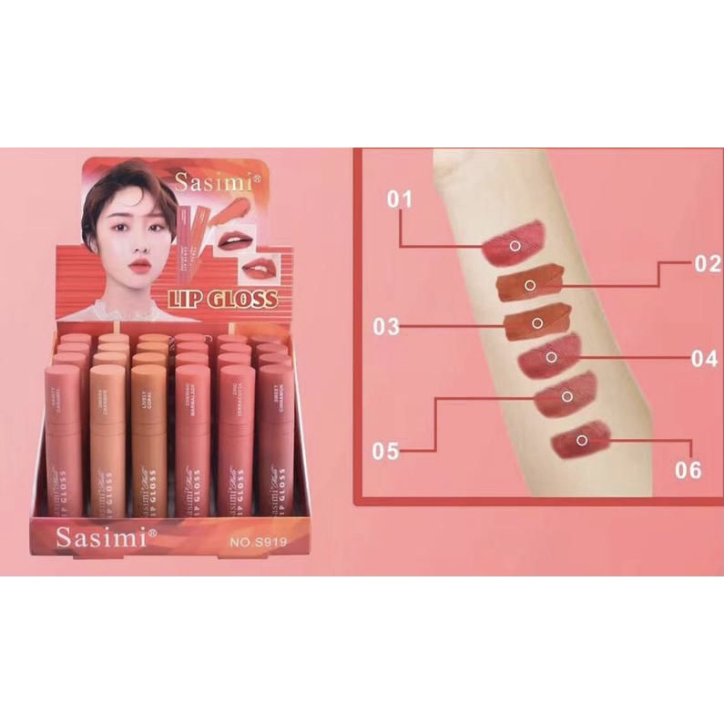 [Per Batang] Lipcream Sasimi Matte Pink S919