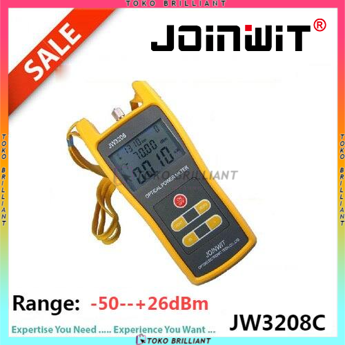 [BISA COD] OPTICAL POWER METER JOINWIT JW3208C MURAHH Fiber Optik Tester FO Konektor SC FC ST LC