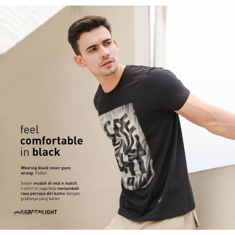 T-SHIRT GREENLIGHT NEW ARRIVAL 100% ORI REGULERFIT