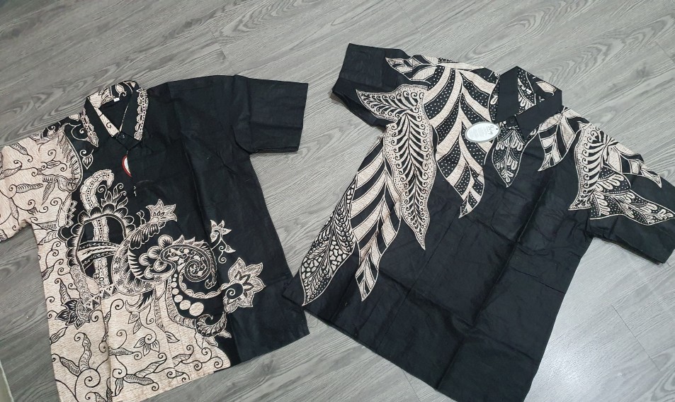 Bswart Batik Hrb026 Kenongo Hem Pendek Padi Pekalongan M L Xl Batik Pria Murah Modern Grosir