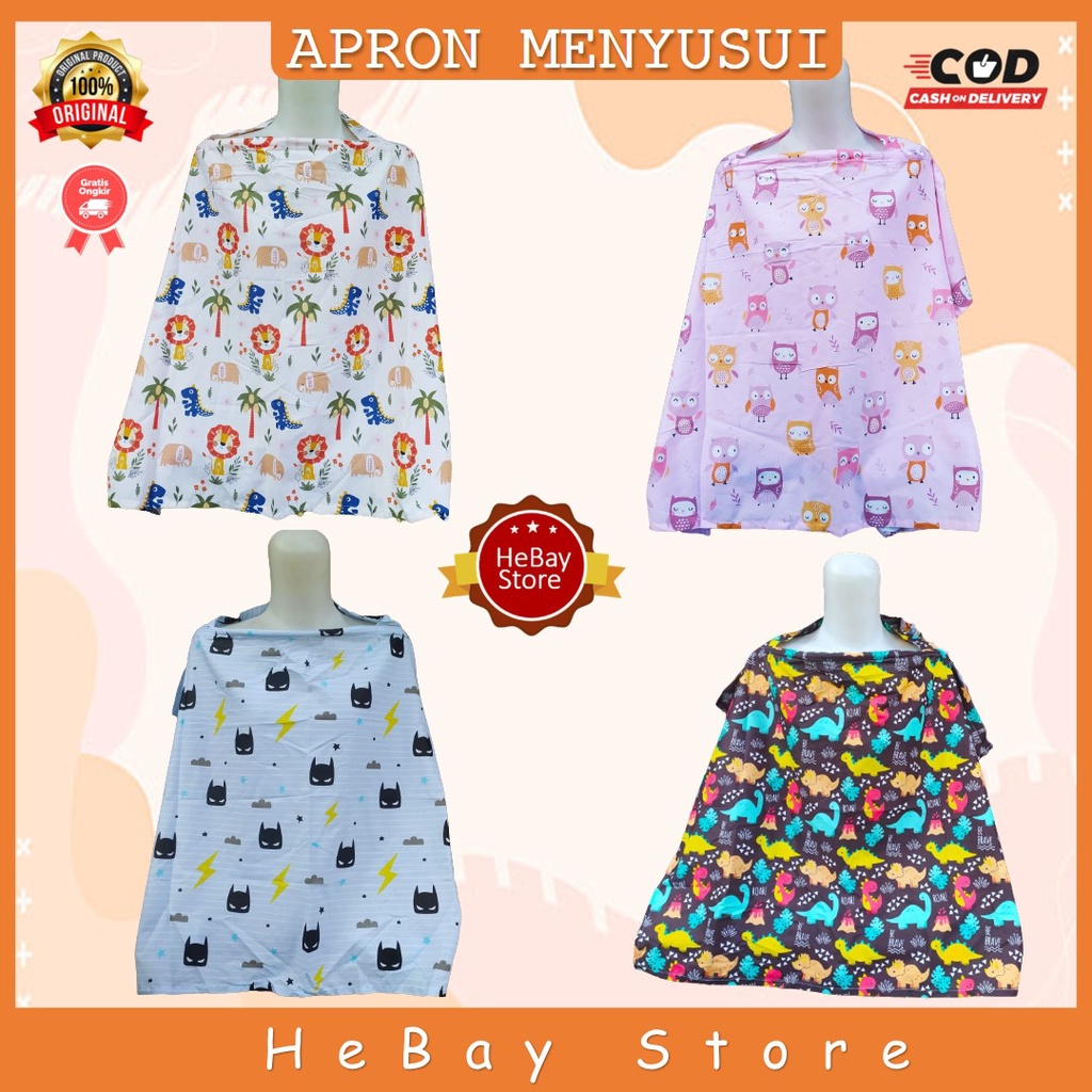 Apron Menyusui Bayi Nursing Cover Baby Apron Menyusui Melingkar Termurah