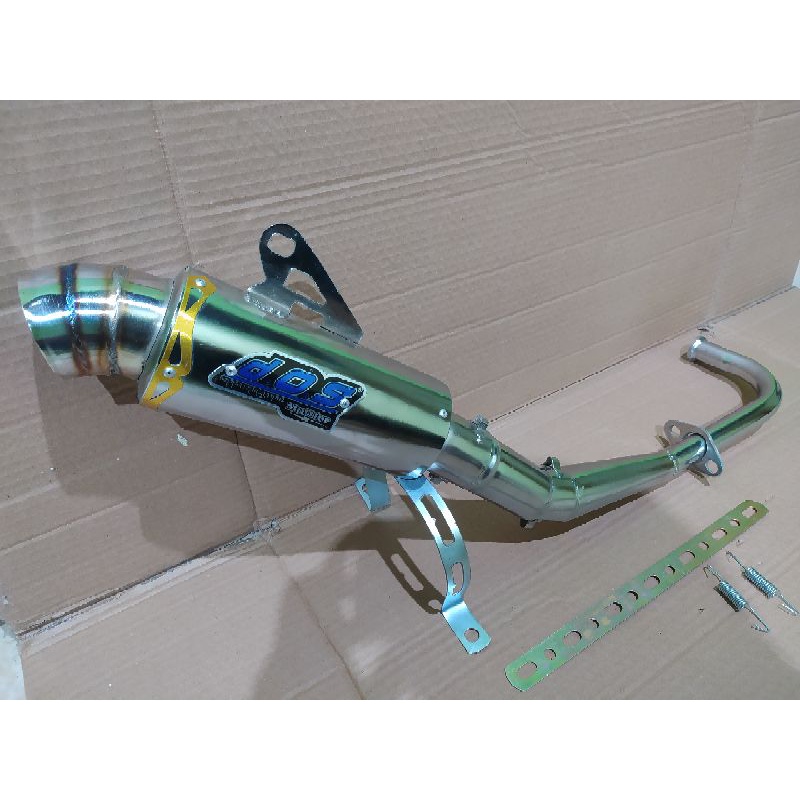 Knalpot Racing DOS Beat, Scoopy, Genio, Spacy