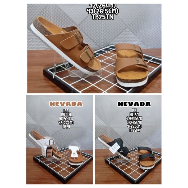 SANDAL CASUAL PRIA SANDAL PUYUH PRIA NEVADA ORIGINAL