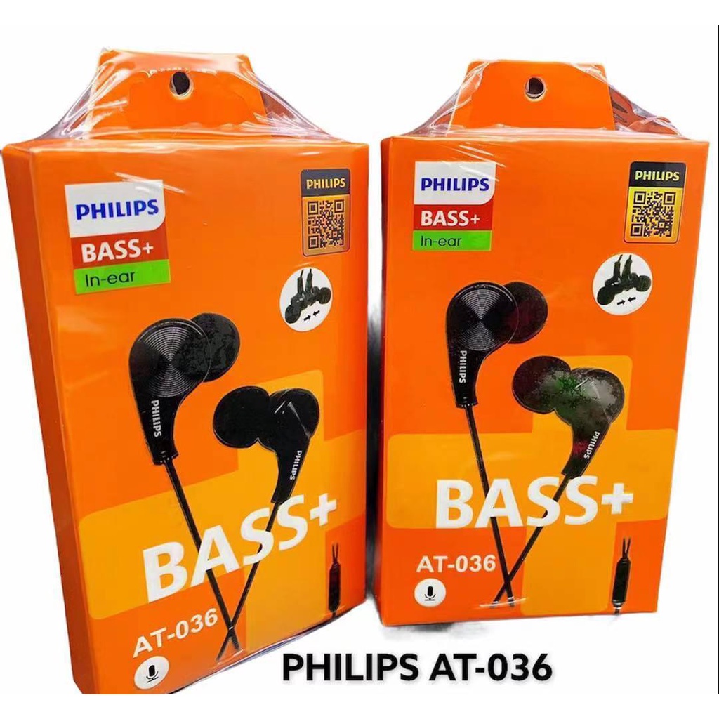 Handfree Philips Universal headset Mic xtra bass