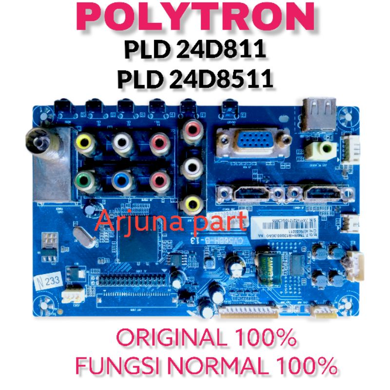 MAINBOARD TV POLYTRON PLD 24D811 / MB TV POLYTRON PLD 24D8511 / MB POLYTRON PLD 24D811 / MB POLYTRON