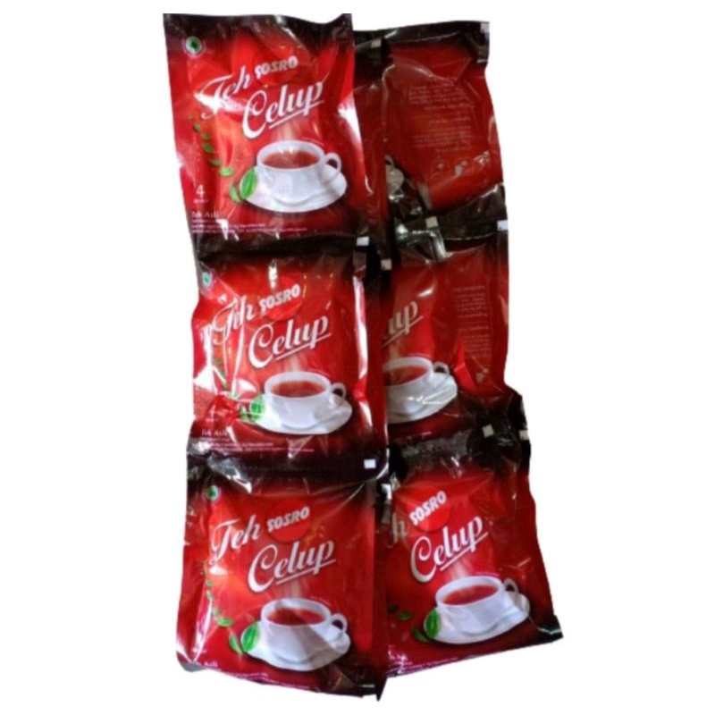 

Teh Sosro Celup Renceng / Teh Celup Isi 12 Sachet