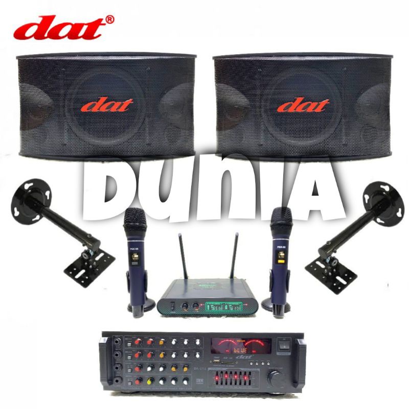 Paket Soundsystem Karaoke Dat DA 4500 - DA 313 Original 10 inch Bluetooth