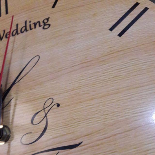 Jam Dinding Murah Kado Nikahan Ultah Kelulusan Custom