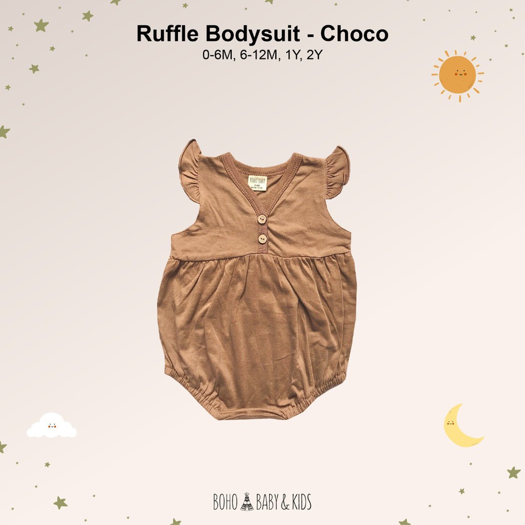 SALE BOHOPANNA Ruffle Bodysuit 0 - 2 Years CBKS