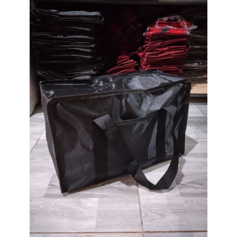 Tas Belanja Laundry Polos 45x20x35cm Travel Bag Belanja Serbaguna