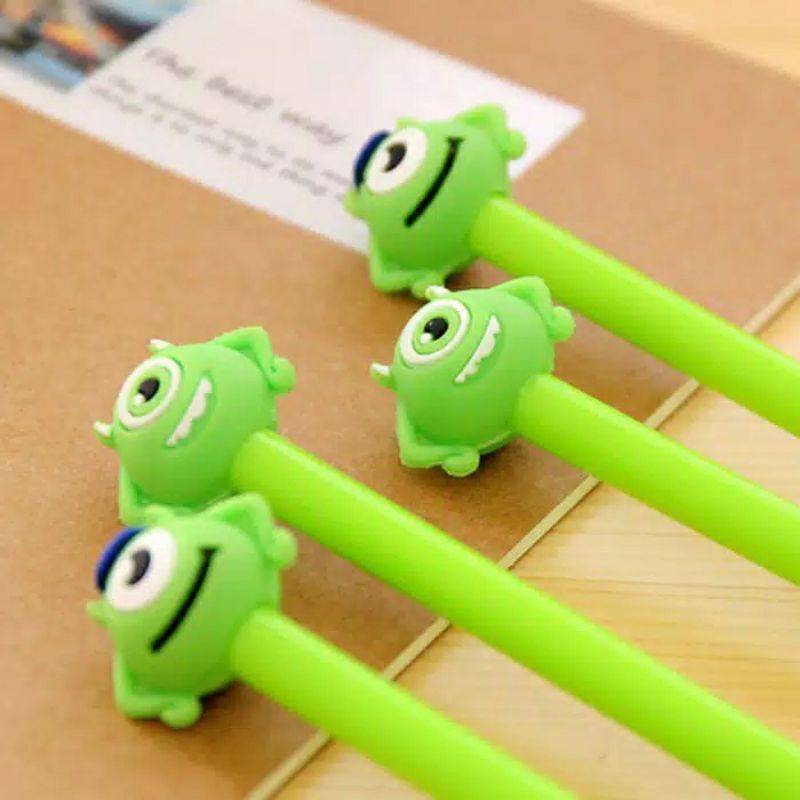 

Pulpen Gel Karakter Monster Inc University Pena Kawai Lucu